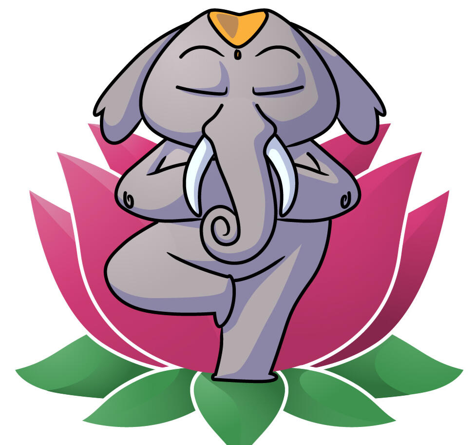 Mascot for a massage studio